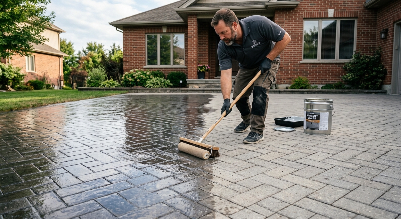 Scellant pavé